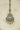 Serena Lightweight Rhodium Maang Tikka with aqua teardrop dangles
