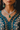 Sharmine Pavé Rhodium Plated Necklace Set in Turquoise Green by Inaury | Indian Jewelry