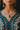 Sharmine Pavé Rhodium Plated Necklace Set in Turquoise Green by Inaury | Indian Jewelry