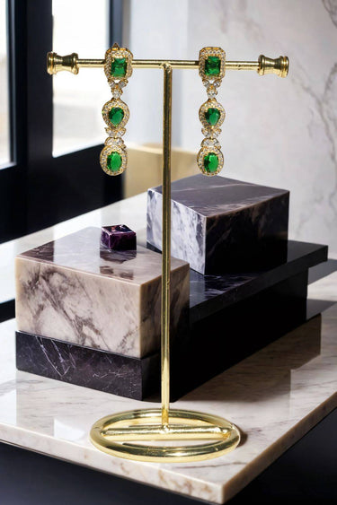 Roop AD Necklace Set from Inaury.com in gold and green