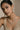 Gold-plated double layer diamante necklace and earring set side view - South Asian jewelry - Inaury