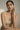 Model wearing rhodium plated jhumka earrings