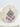 Close-up of lavender tikka from Sareena Mirror Choker Set - Zircon & Pearl with crystal and pearl embellishments for formal wear.
