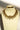 Ayana mehendi-plated Indian choker necklace set in champagne and mehendi gold plating