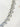 Lama Single Layer Long Diamante Accent AD Necklace Set in rhodium-plated silver or gold finish with intricate floral pattern and matching dangling earrings.