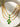 Niara Triple Layer Diamante Accent AD Necklace Set in gold or rhodium-plated silver finish with color options of silver & sapphire blue, silver & green, gold & green, and silver & ruby, featuring triple-layered chain links and matching statement earrings.