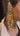 Gold-plated long jhumka earrings with moissanite polki stones, pearls, and green enamel - Indian earrings from Inaury