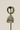 AD diamante jhumka earrings in gold, rhodium, and antique gold plating from Inaury
