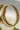 Antique mehendi gold bangle set with reverse AD stones and jhumka tassels from Inaury