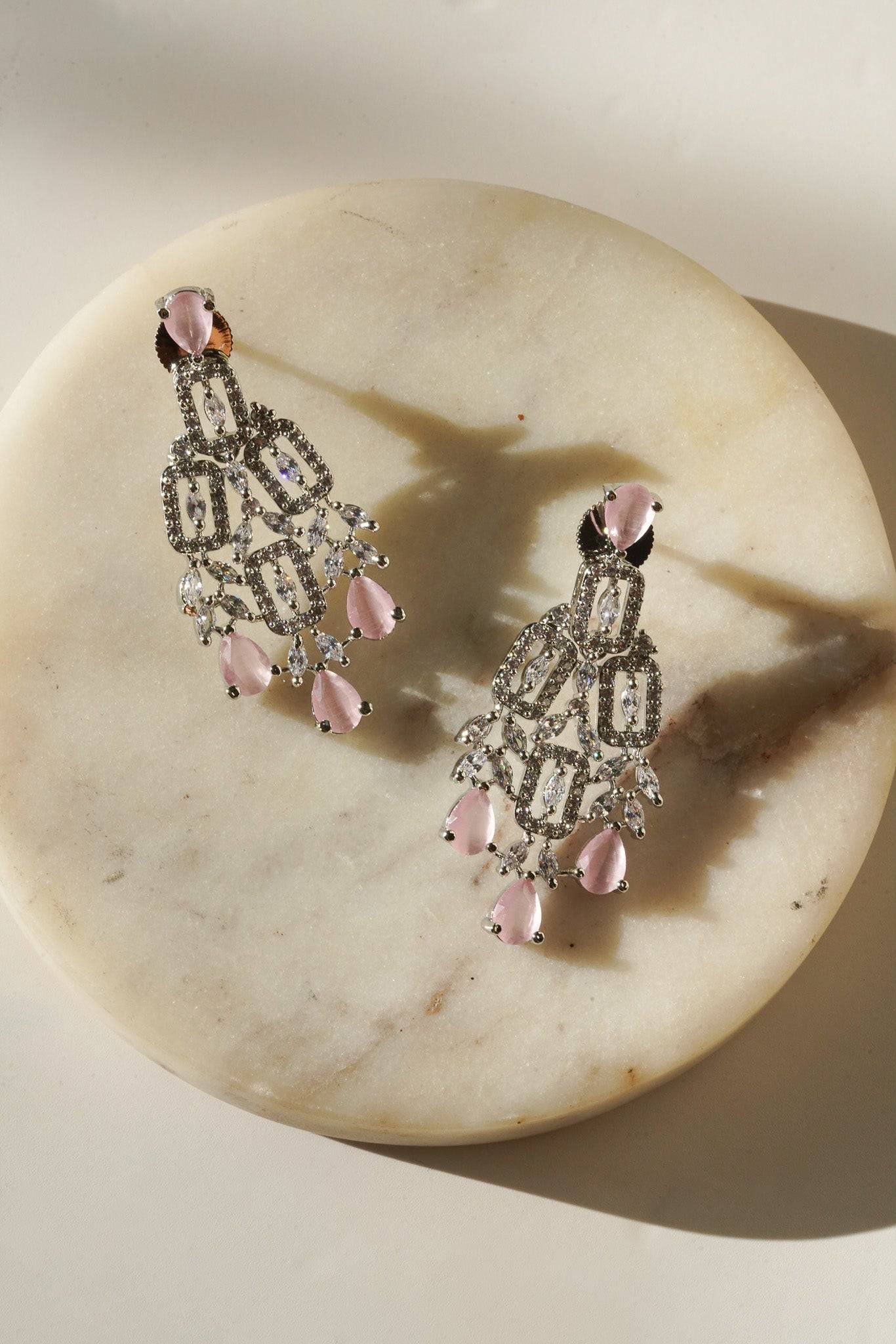 Aagya - Classic AD Necklace Set Classic Necklace Set from Inaury