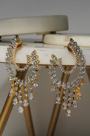 Anjana - AD Chandbali Earrings Chandbali from Inaury