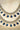 Arni Long Double Layer Diamanté AD Necklace Set - Rhodium-plated silver finish with intricate detailing, available in five colors, includes matching statement earrings.