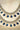 Arni Long Double Layer Diamanté AD Necklace Set - Rhodium-plated silver finish with intricate detailing, available in five colors, includes matching statement earrings.
