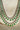 Arni Long Double Layer Diamanté AD Necklace Set - Rhodium-plated silver finish with intricate detailing, available in five colors, includes matching statement earrings.