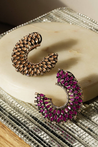 Haniya - Chandbali Billie Earrings Studs from Inaury