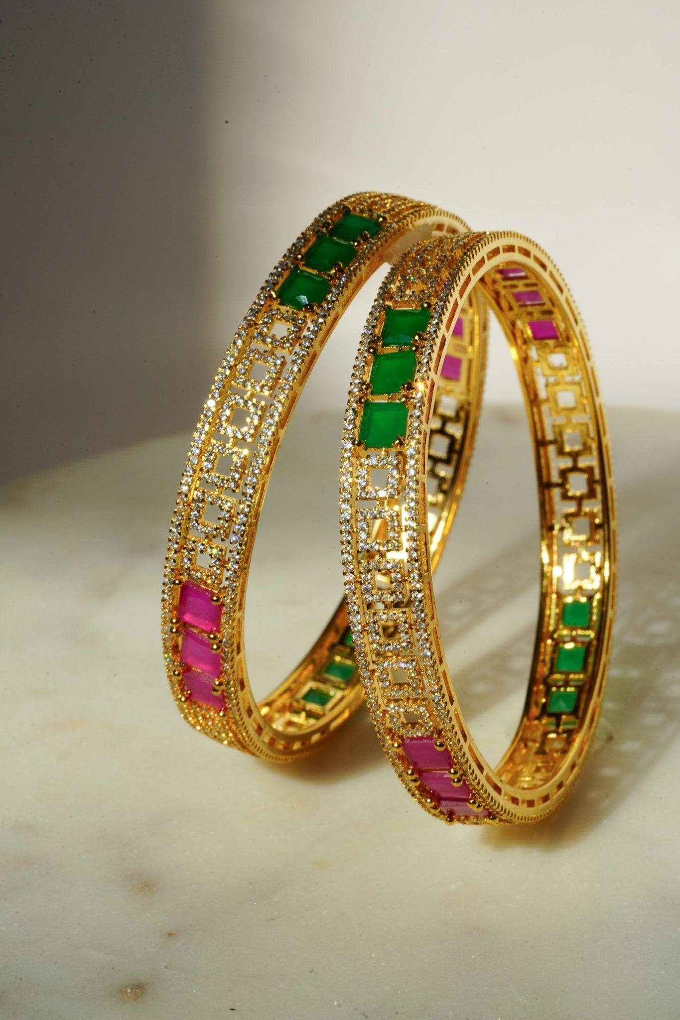 Kyra - AD Bangles (Set of 2) Bangles from Inaury