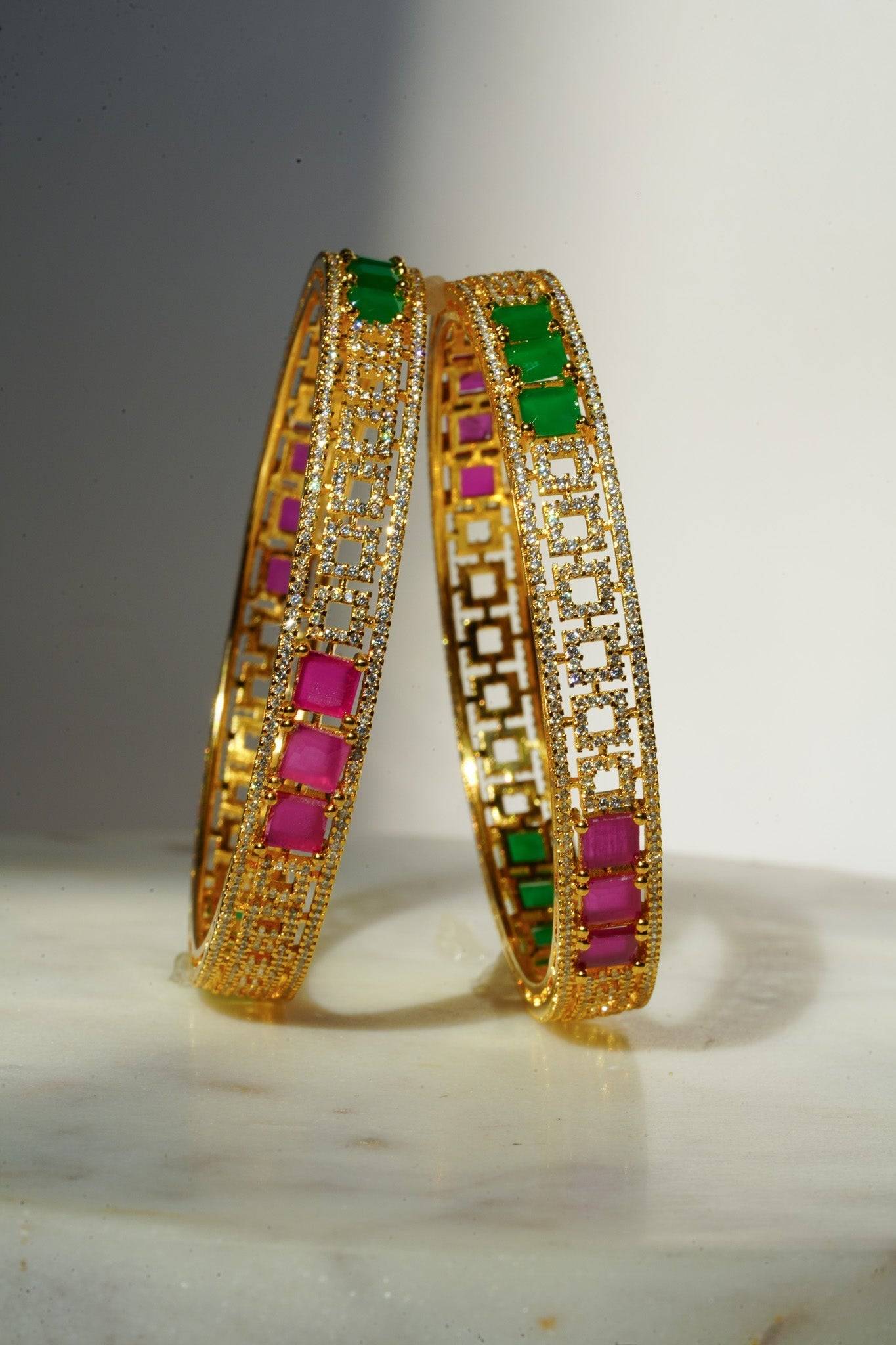 Kyra - AD Bangles (Set of 2) Bangles from Inaury
