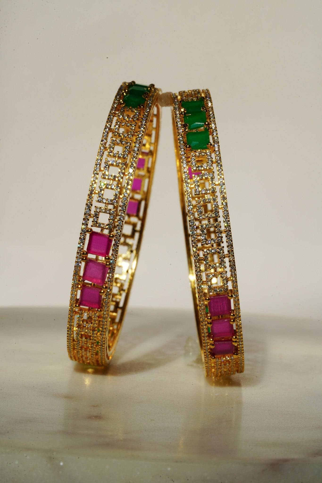 Kyra - AD Bangles (Set of 2) Bangles from Inaury
