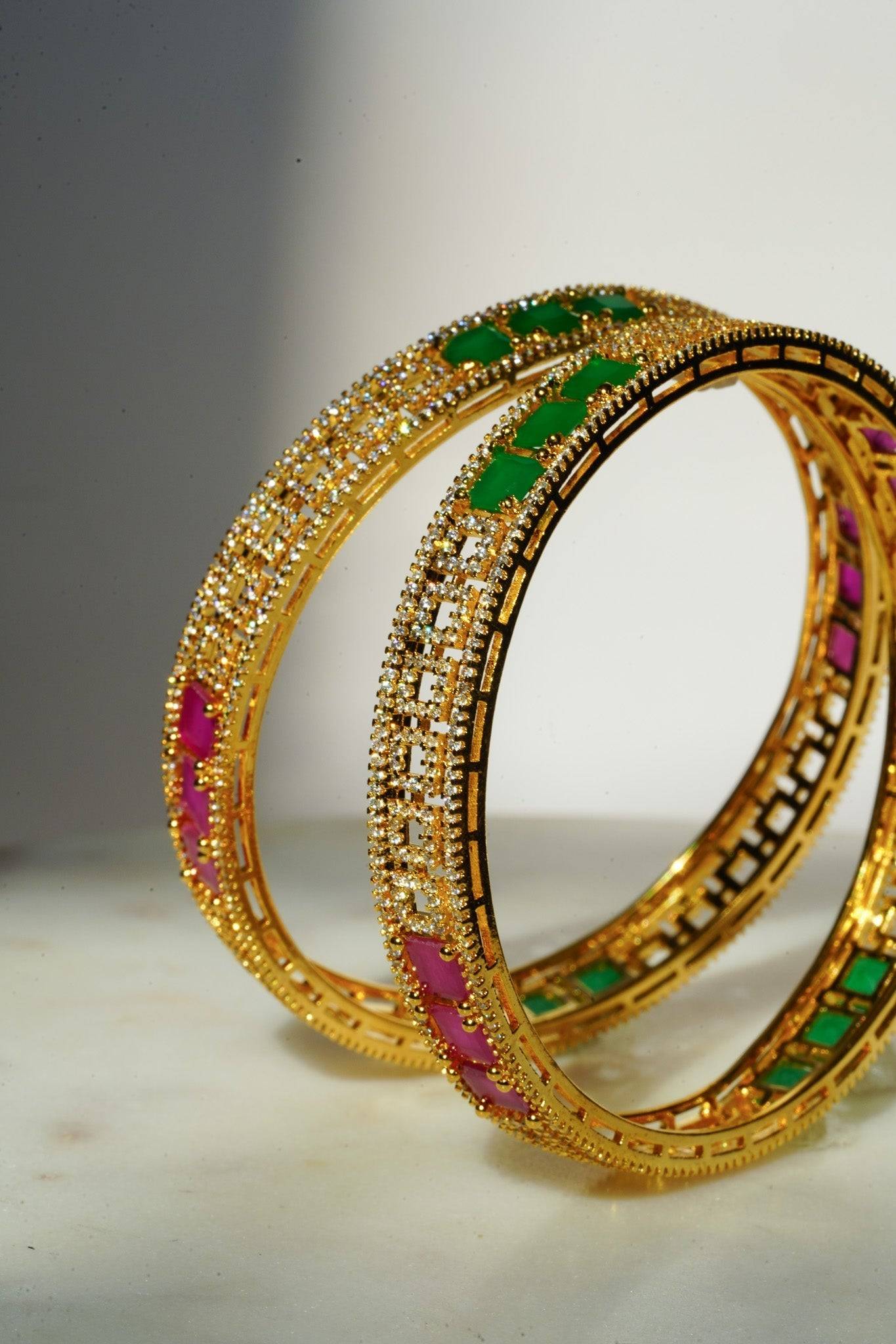 Kyra - AD Bangles (Set of 2) Bangles from Inaury