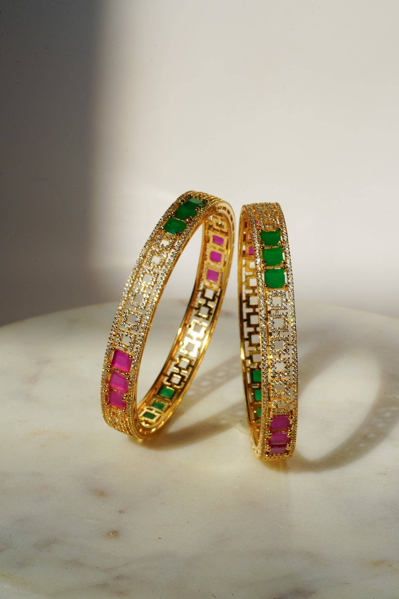 Kyra - AD Bangles (Set of 2) Bangles from Inaury