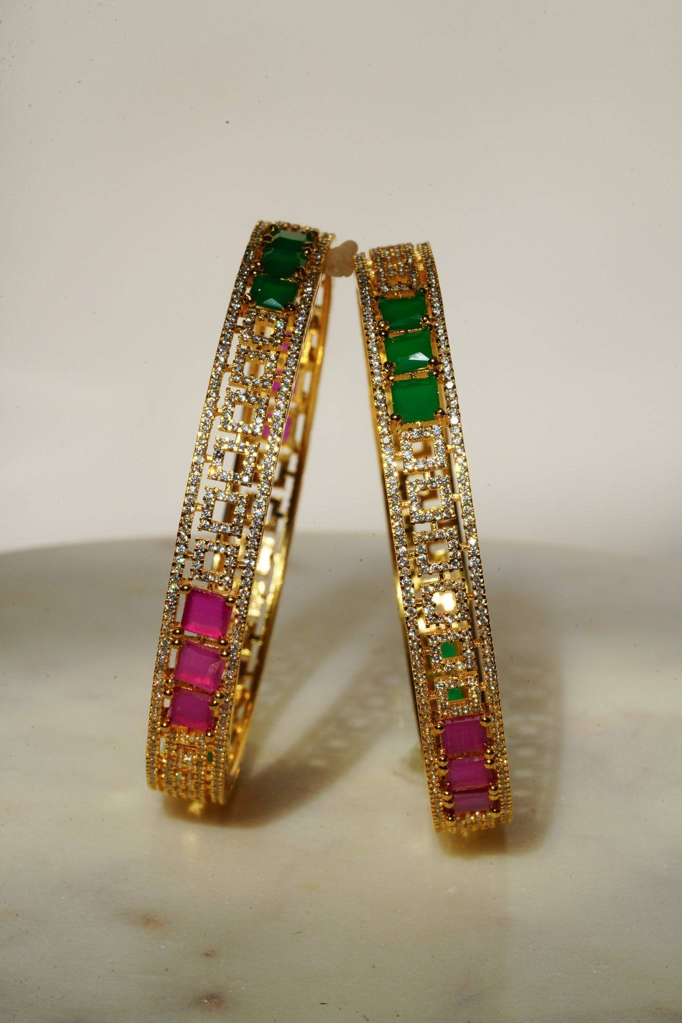 Kyra - AD Bangles (Set of 2) Bangles from Inaury
