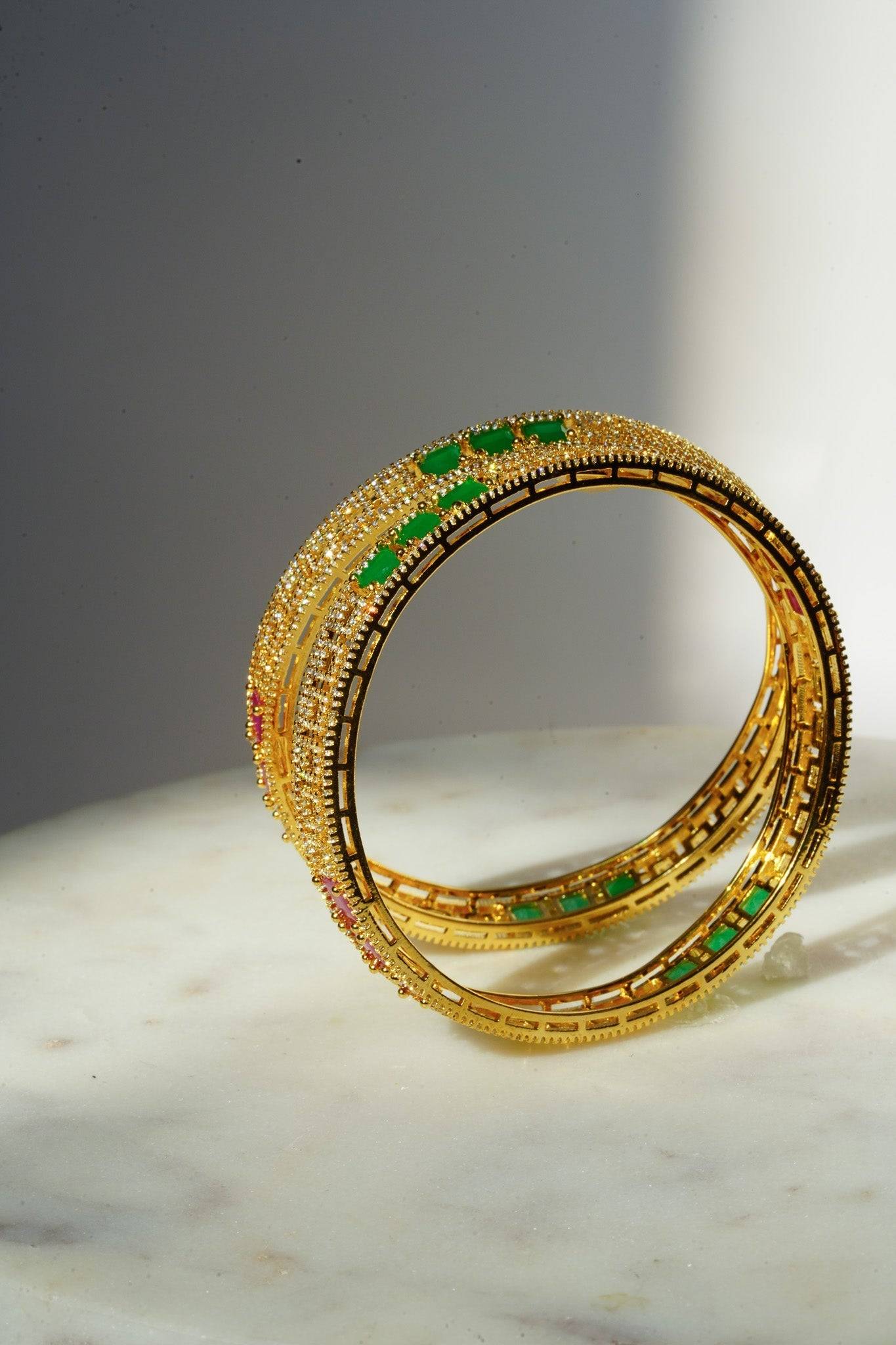Kyra - AD Bangles (Set of 2) Bangles from Inaury