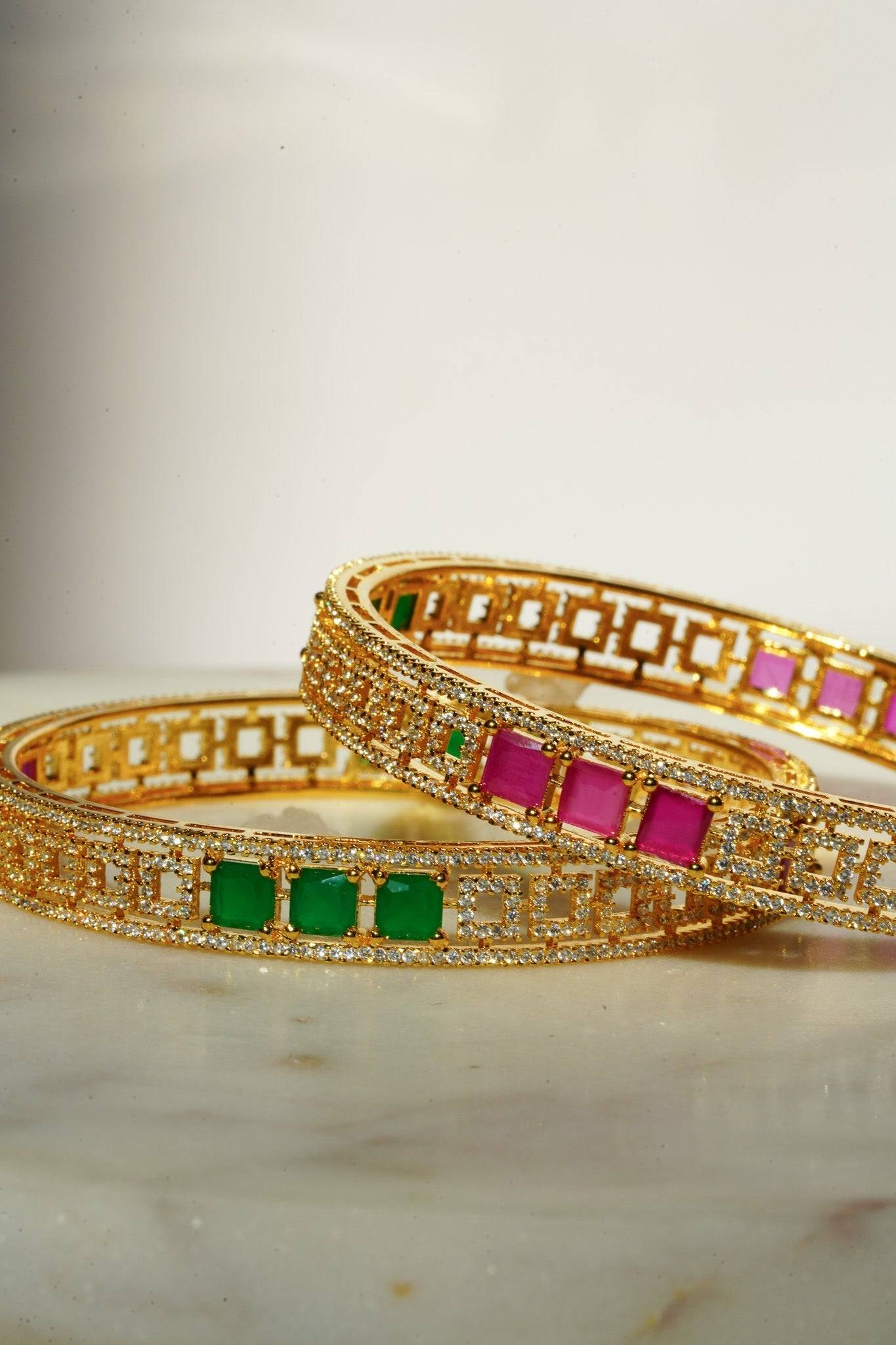 Kyra - AD Bangles (Set of 2) Bangles from Inaury