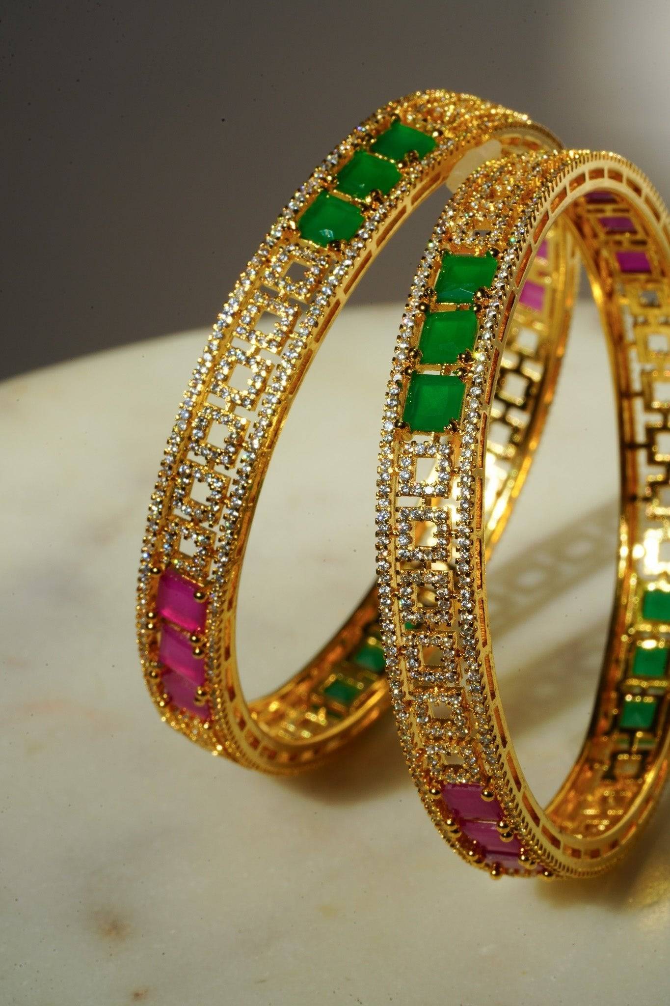 Kyra - AD Bangles (Set of 2) Bangles from Inaury