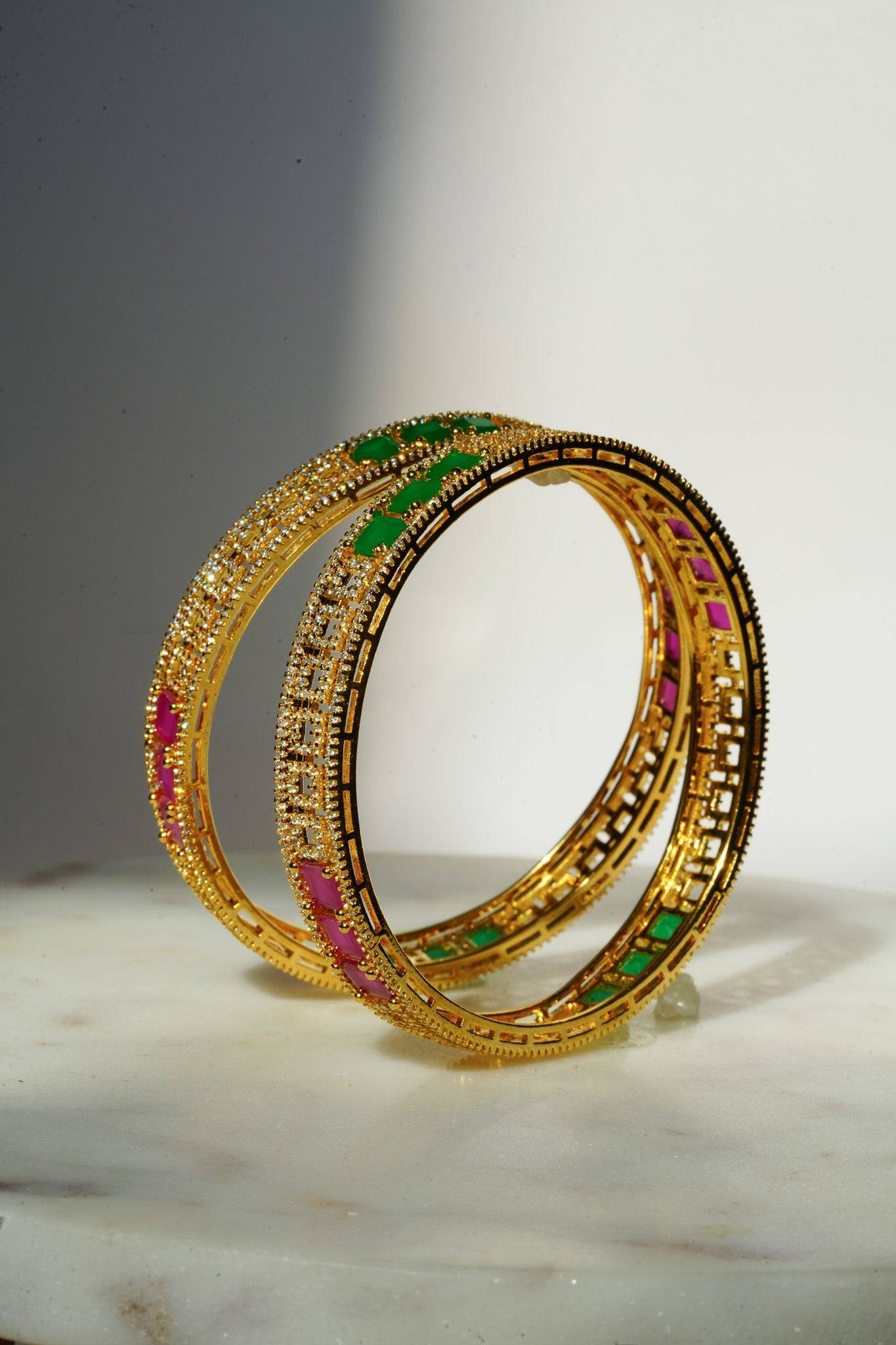 Kyra - AD Bangles (Set of 2) Bangles from Inaury