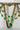 Emerald green double layer gold diamanté necklace set for Indian weddings by Inaury