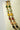 Multicolor double layer gold diamanté necklace set for Indian weddings by Inaury