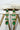 Emerald green double layer gold diamanté necklace set for Indian weddings by Inaury