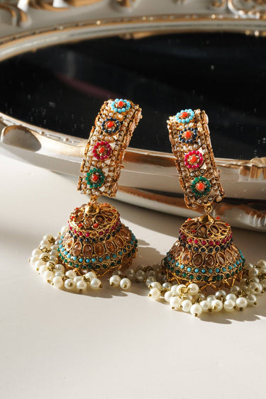 Roya - Jhumka Earrings Jhumkas from Inaury