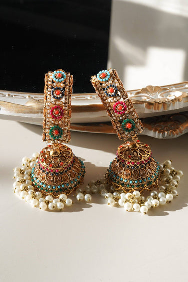 Roya - Jhumka Earrings Jhumkas from Inaury