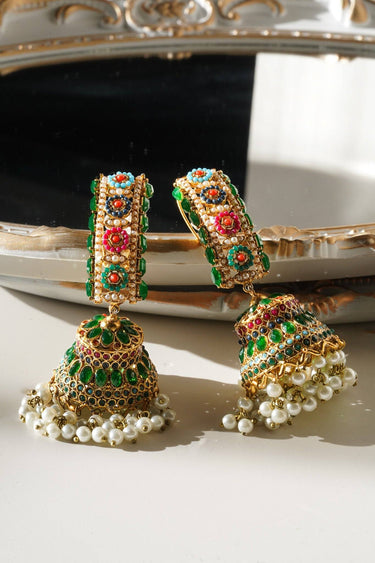Roya - Jhumka Earrings Jhumkas from Inaury