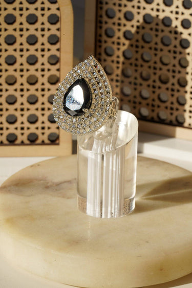 Shaffa - Teardrop AD Adjustable Ring Rings from Inaury