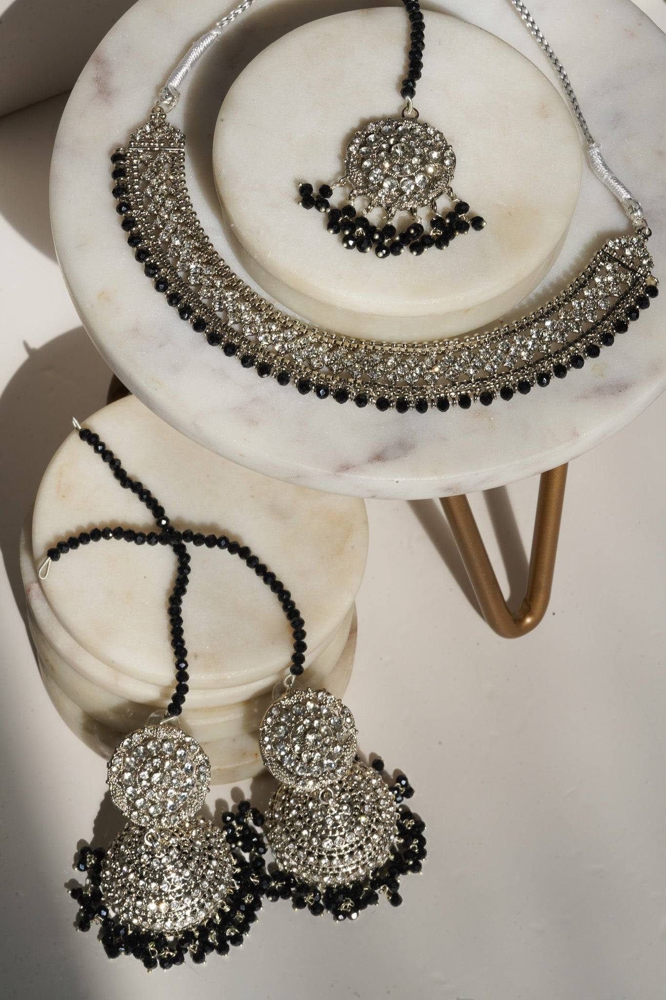Urooj - Handcrafted Necklace Set Classic Necklace Set from Inaury