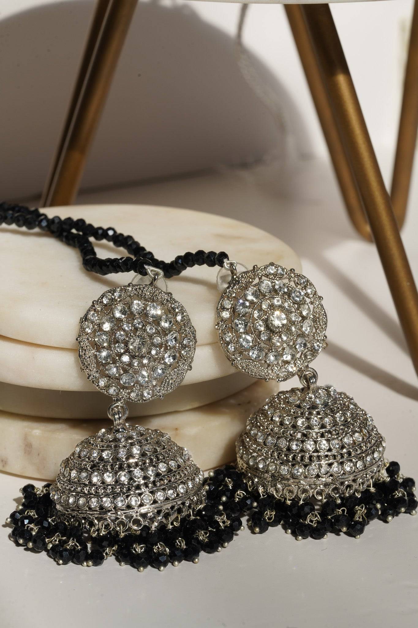 Urooj - Handcrafted Necklace Set Classic Necklace Set from Inaury
