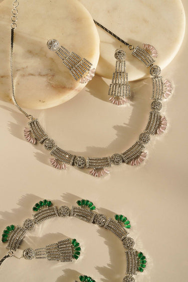 Zareena - AD Necklace Set Classic Necklace Set from Inaury