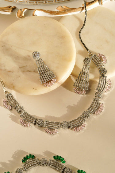 Zareena - AD Necklace Set Classic Necklace Set from Inaury
