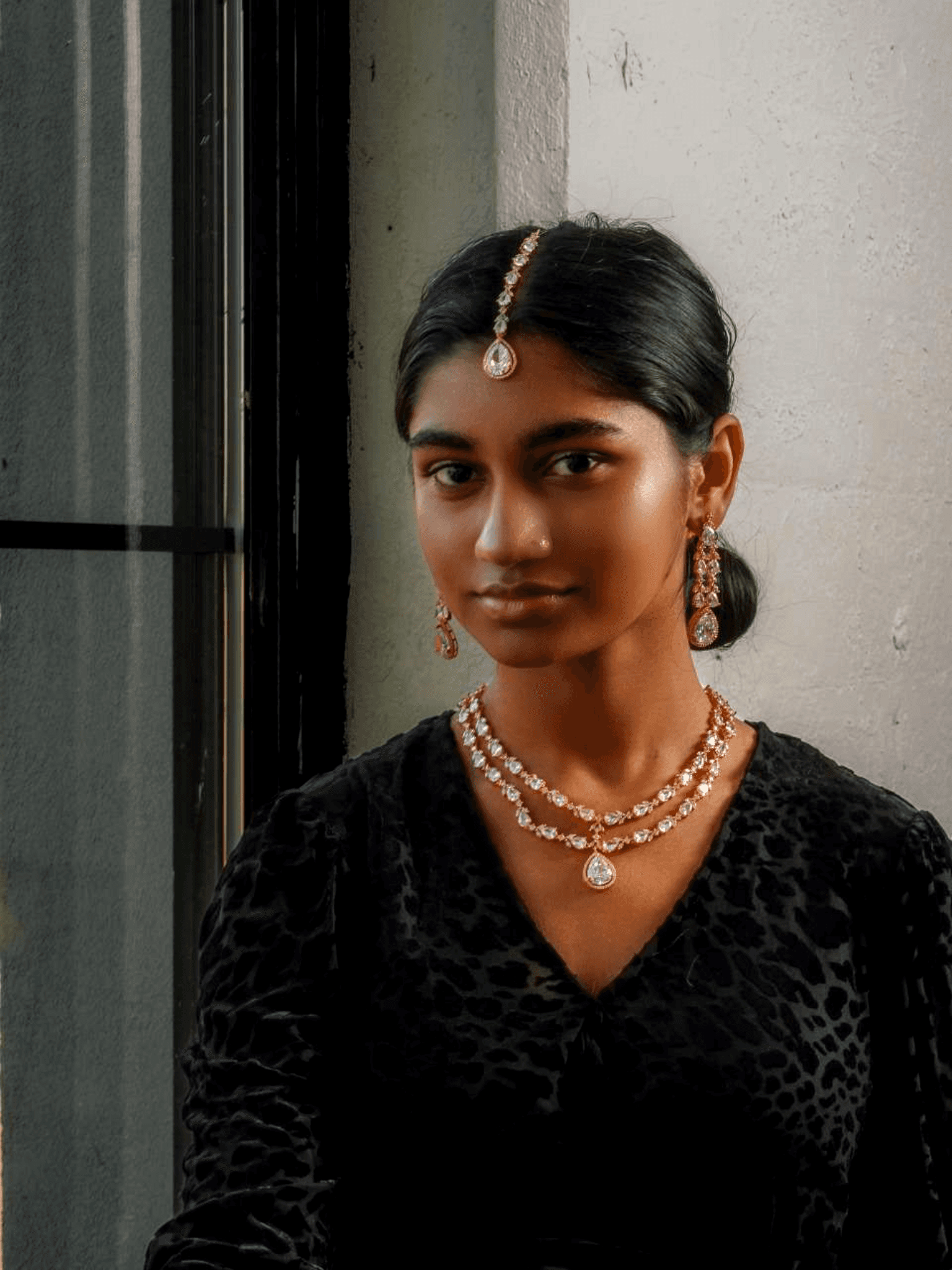 Naina – Doppellagiges AD-Halsketten-Set