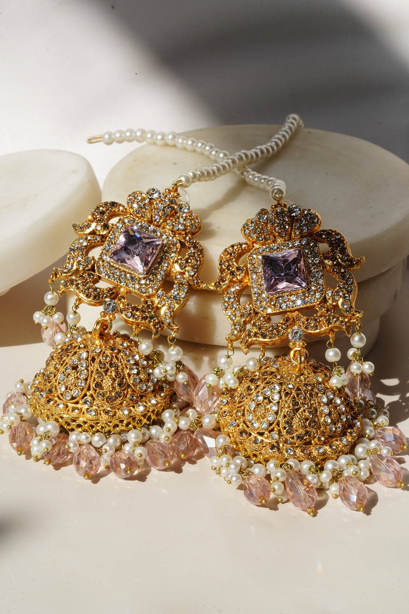 22k Yellow Gold Jhumka Earrings , Handmade Vintage Pure Traditional Indian  WEDDING Dangle Earrings Dangle Stud Jewelry, - Etsy