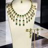 Roop AD Necklace Set from Inaury.com in gold and green