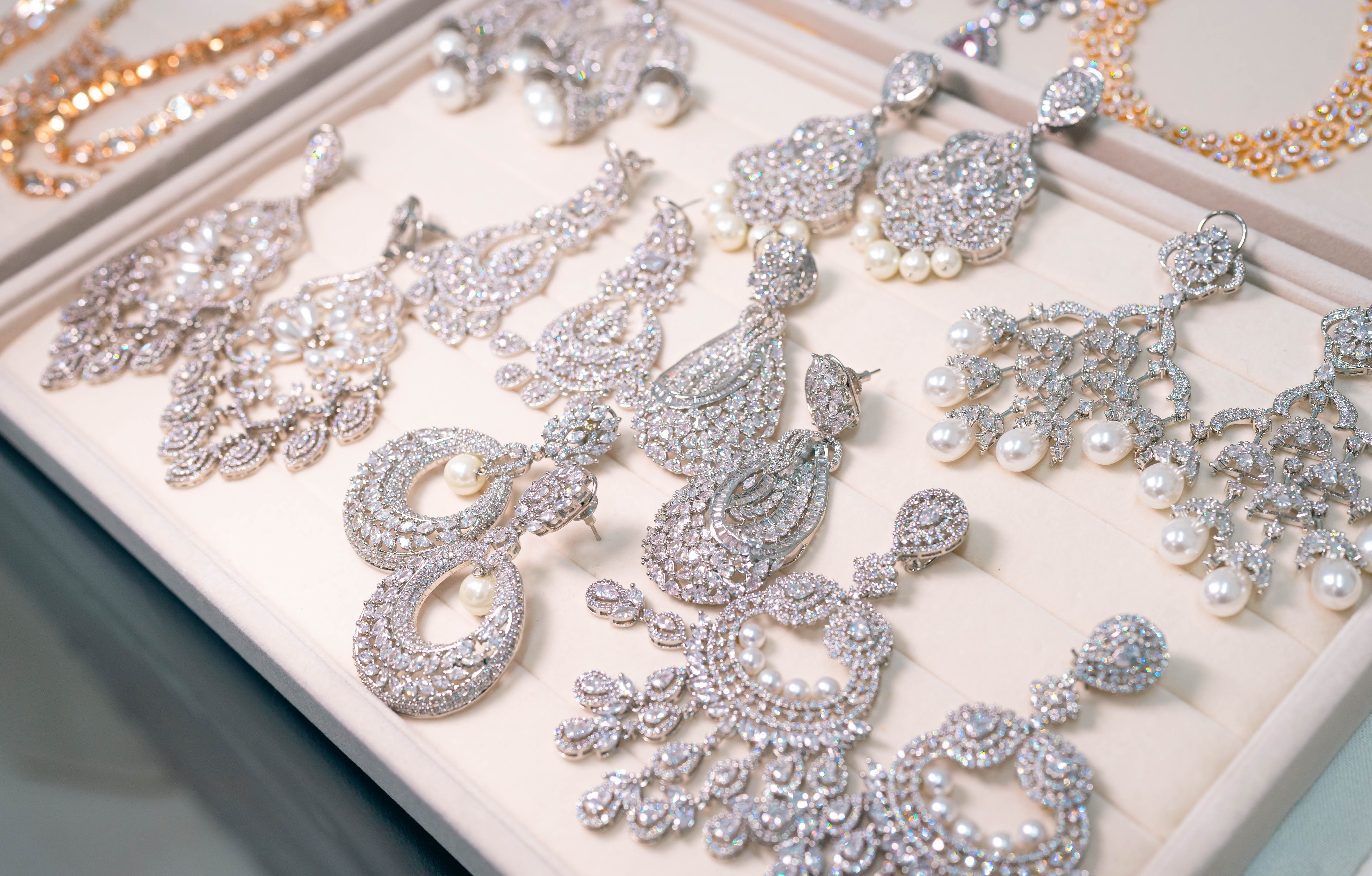 Inaury.com Earrings on Display Tray