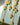 Gold-plated long jhumka earrings with moissanite polki stones, pearls, and green enamel - Indian earrings from Inaury