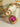Monika Semi-Precious Gold Plated Mala Necklace Set - Multi-color stones with faux pearls and Moissanite Polki detailing, available with hot pink, light pink, or green center stones, and matching 2.6-inch statement earrings.