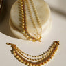 Aanya - Diamanté Accent Multicolor AD Ear Chains (Set of 2) Ear Chains from Inaury