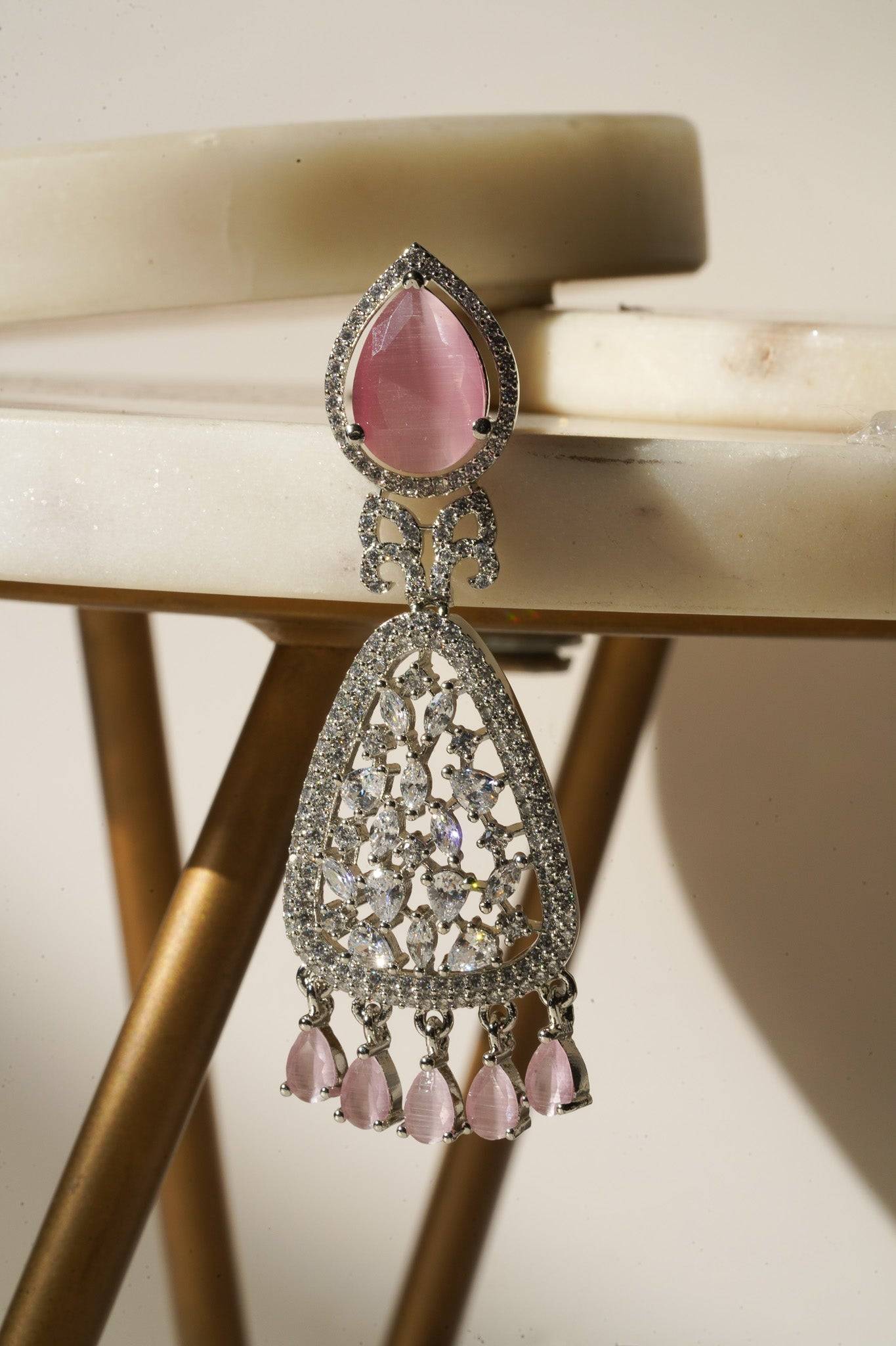 Aashi - AD Chandelier Earrings Chandelier from Inaury