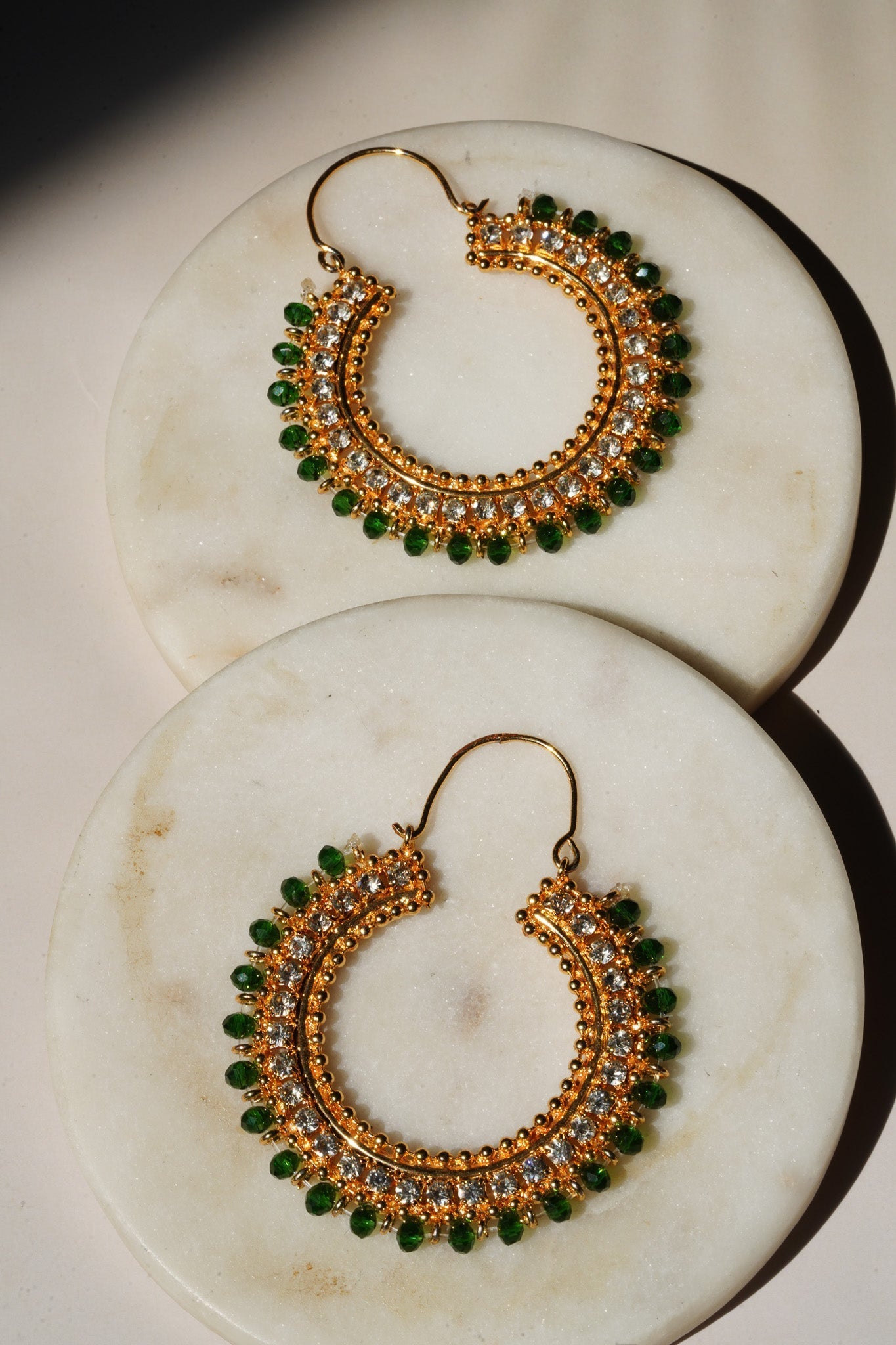 Aliza - Handcrafted Chandbali Hoops Chandbali from Inaury