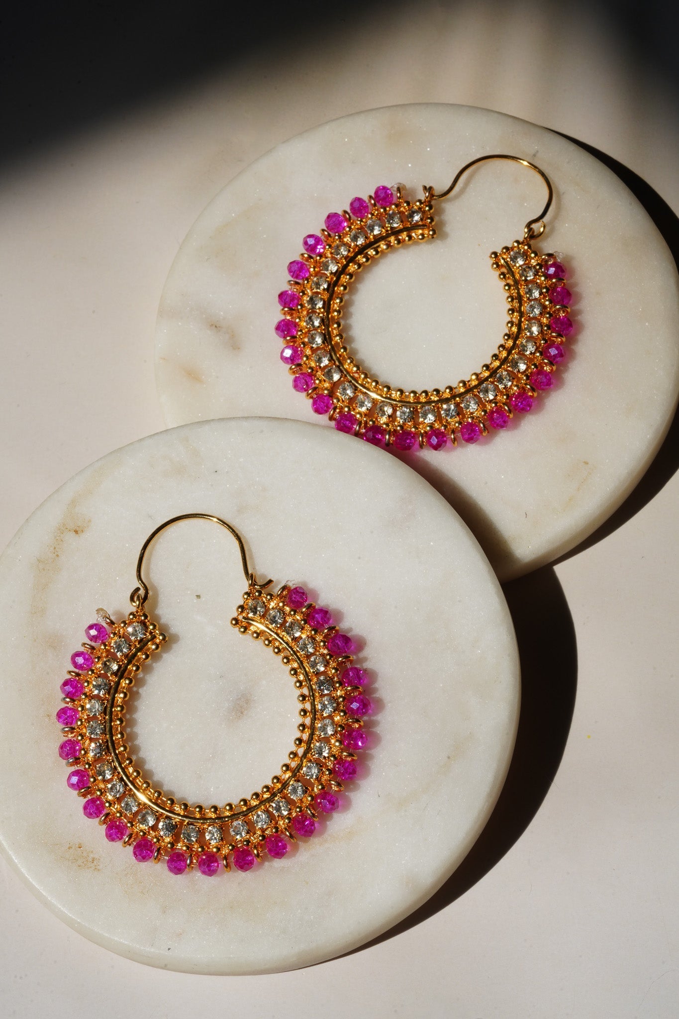 Aliza - Handcrafted Chandbali Hoops Chandbali from Inaury